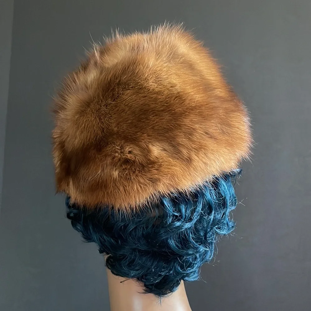 Vintage Mink Fur Tam Hat - Picture 8 of 14